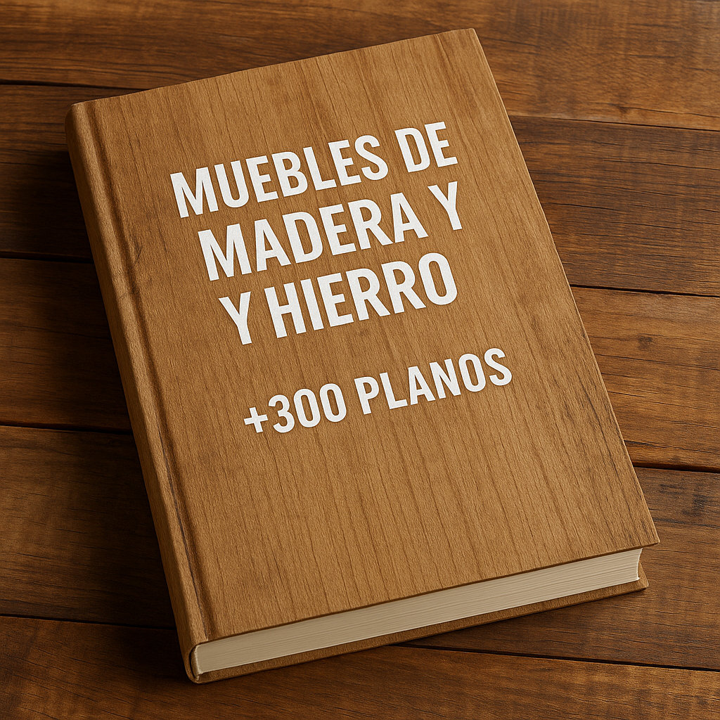Muebles de Hierro y Madera + PLANOS